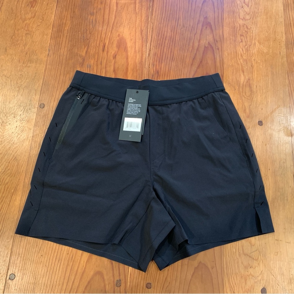 Ten Thousand Men 5 In Interval Unlined Active Shorts Black Small Workout Gym